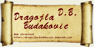 Dragojla Budaković vizit kartica